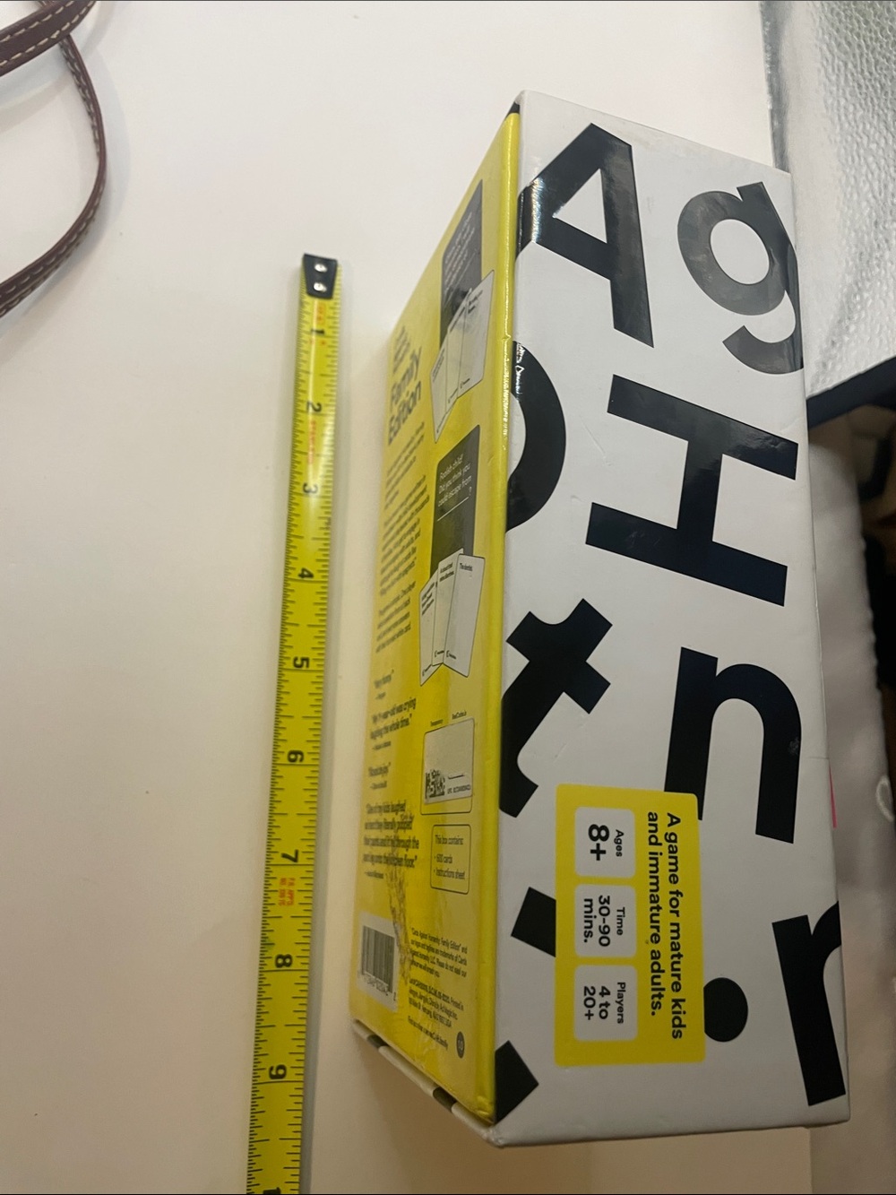 Cards Against Humanity Family Edition Party Game - White & Yellow - Picture 3 of 4